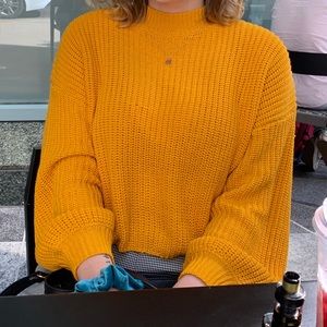 Yellow sweater